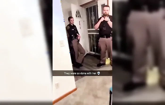 When you're entitled, but the cop only weighs 12 lbs