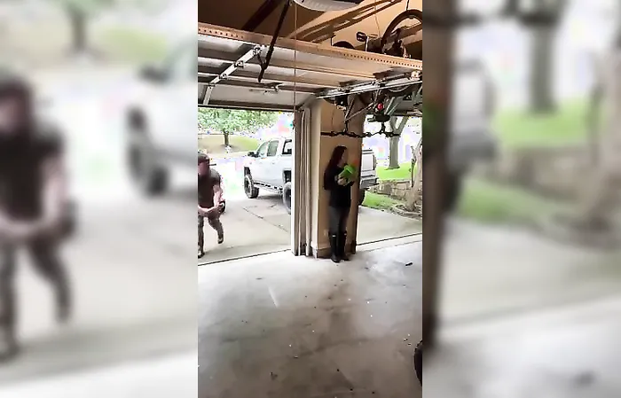 She forgot that her husband is a well-trained soldier