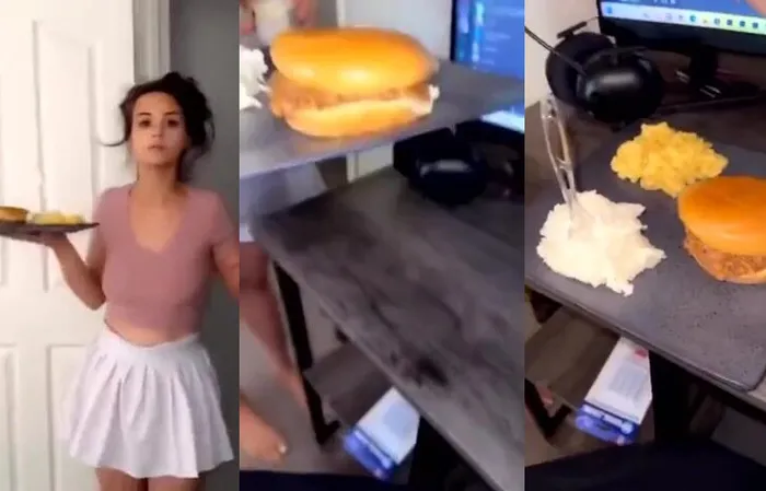 She makes breakfast at 4:44pm