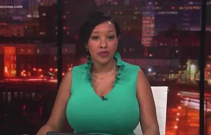 Woman reports on roadblock, but people noticed something else