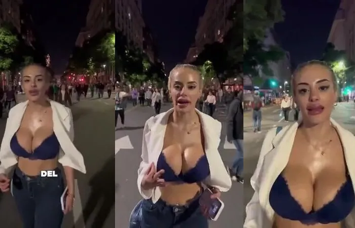 She's protesting something and I agree with everything she says