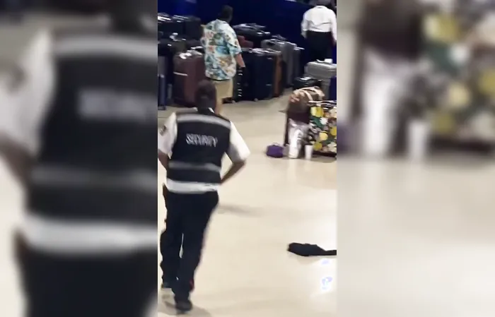 Chaos erupts a Galveston Cruise Terminal