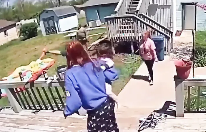 Family scrambles when shootout takes place