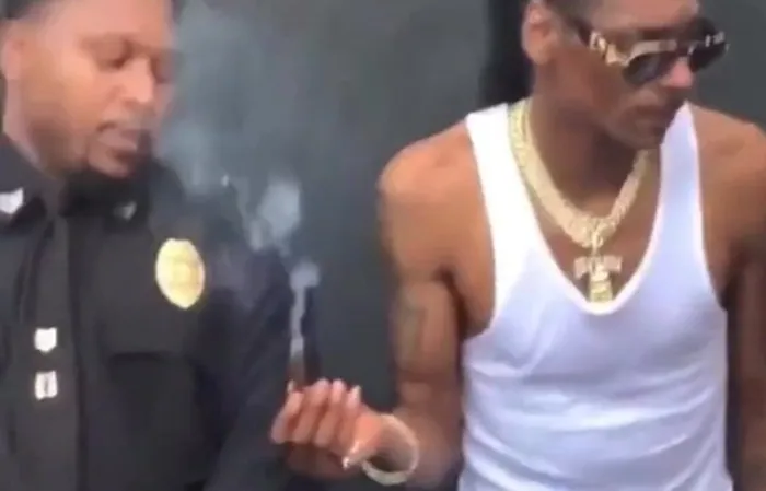 Snoop Dogg hands blunt to a cop, then unexpected happened
