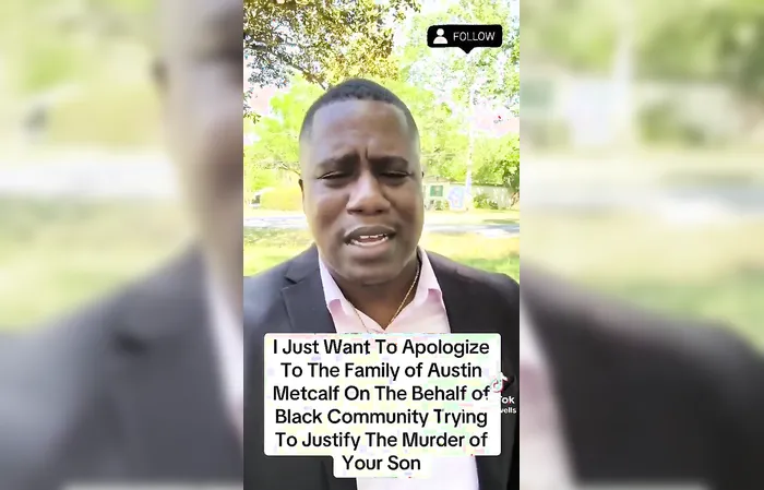 Minister apologizes to Austin Metcalf's family on behalf of the black community