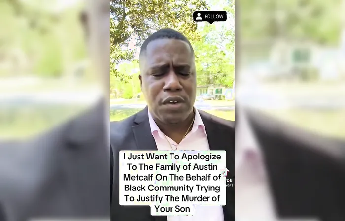 Minister apologizes to Austin Metcalf's family on behalf of the black community