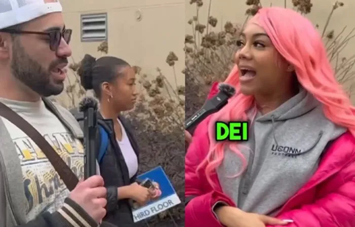 Woman is OUTRAGED over Donald Trump ending DEI