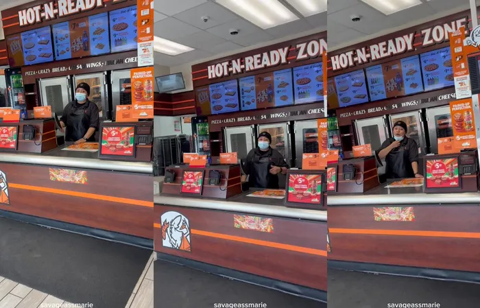 Thug acts up in Little Caesars because they didn't bring enough money