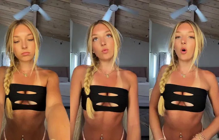 That bathing suit sure reveals a lot