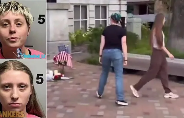 Sisters accused of vandalizing Charlie Kirk memorial say they’re jobless and begging for money