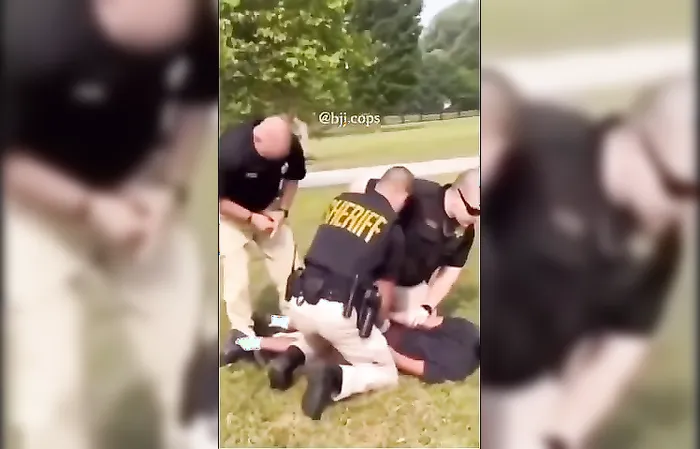 Cop shoots himself during arrest video