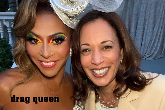 Kamala Harris hosted party with drag queen now accused of multiple crimes