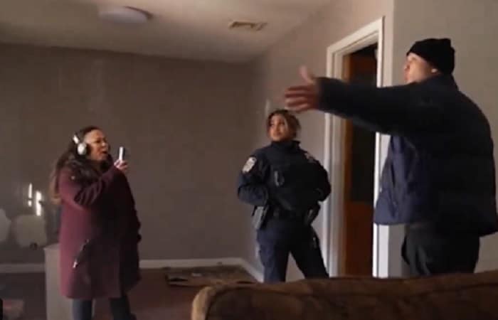 Squatter standoff ends in chaos caught on video