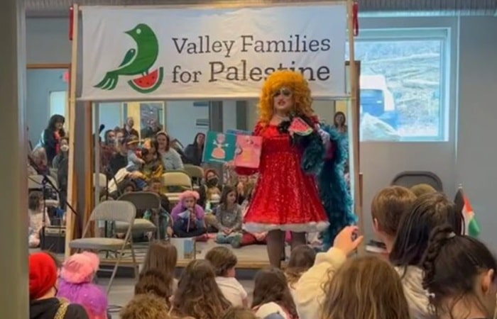 Oh cool, now we have drag queen story hour for Palestine!