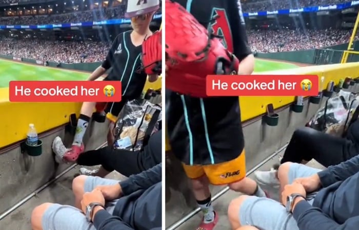 They should BAN THIS OLD LADY from every stadium