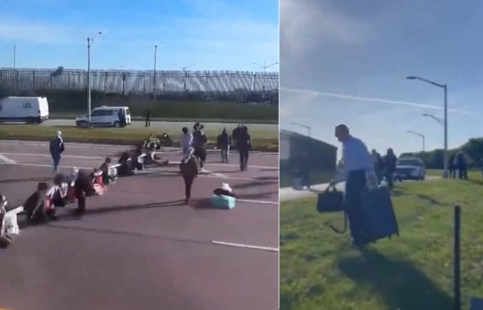 Protesters blocked traffic to O’Hare Airport