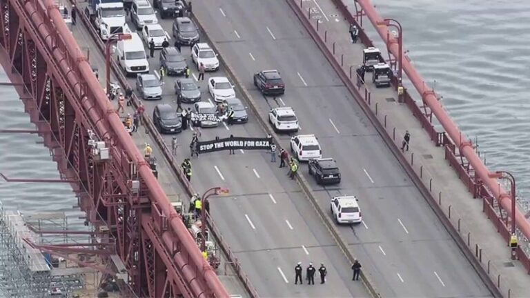 Protesters shut down Golden Gate Bridge
