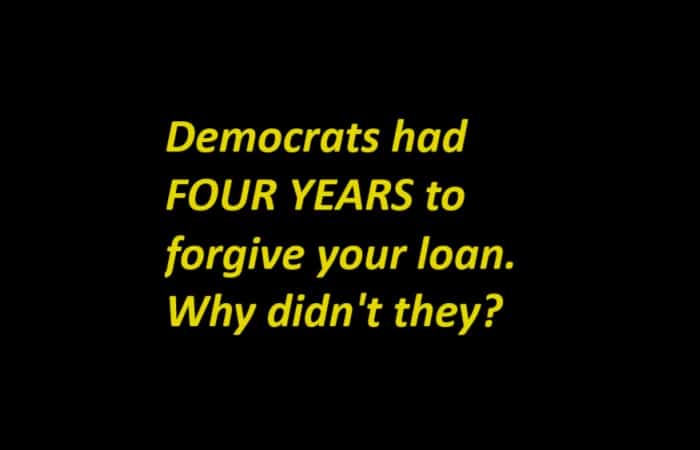 Biden’s student loan forgiveness is a trick to get your vote