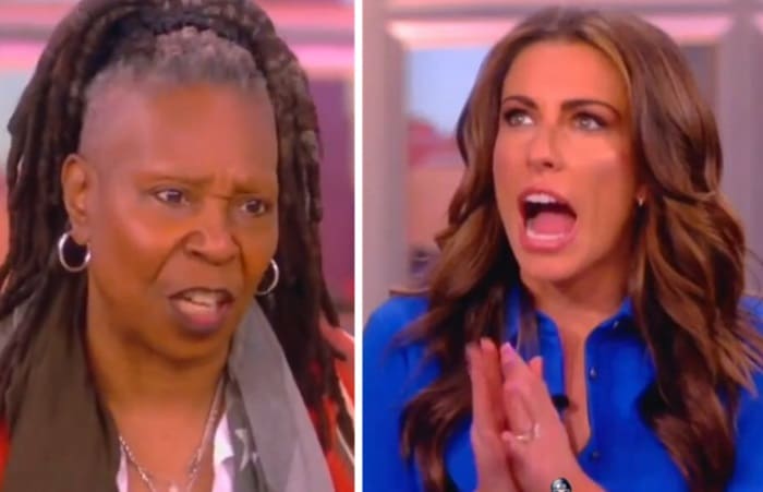 ‘The View’ host acts offended over Trump paying respects