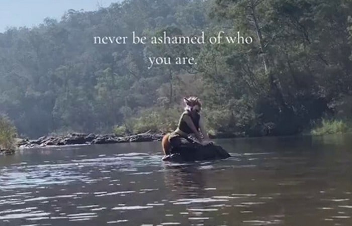 Never be ashamed of who you are