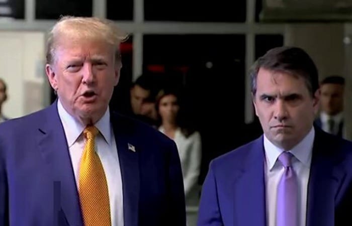 Trump speaks before Stormy Daniels testimony