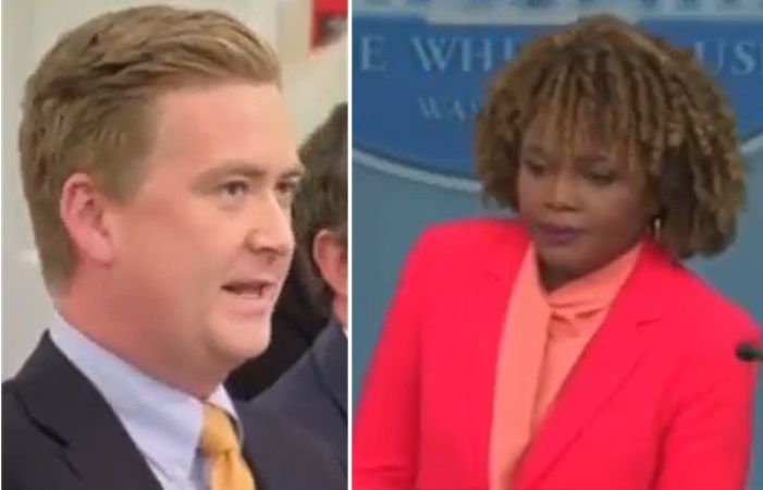 “I don’t understand” – KJP got stumped by Doocy