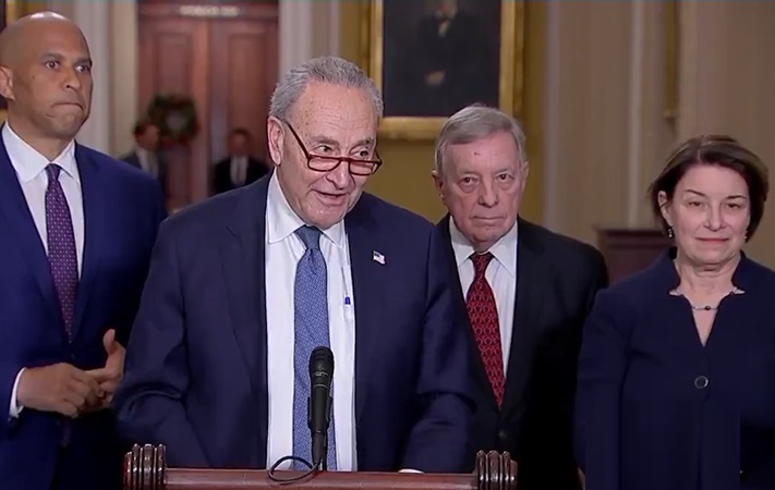 ‘I got nothing for ya on that’ – said Chuck Schumer when asked about Hunter’s pardon