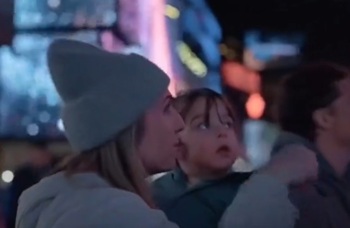 Times Square billboards taken over by the ‘Birth of Christ’