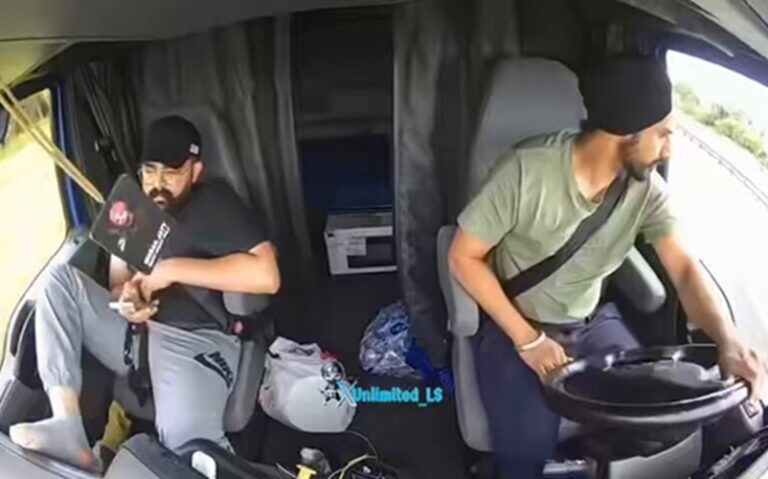 Trump threatens funding of 3 states for not enforcing trucker English rules