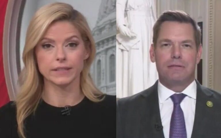 CNN anchor stops Eric Swalwell in lie about Trump