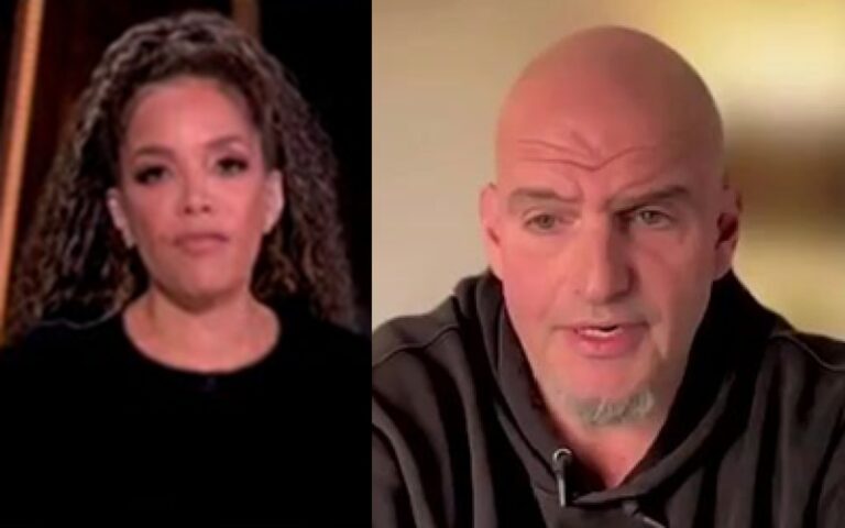 Fetterman rejected Sunny Hostin faster than an ugly chick who farts on a Speed Date